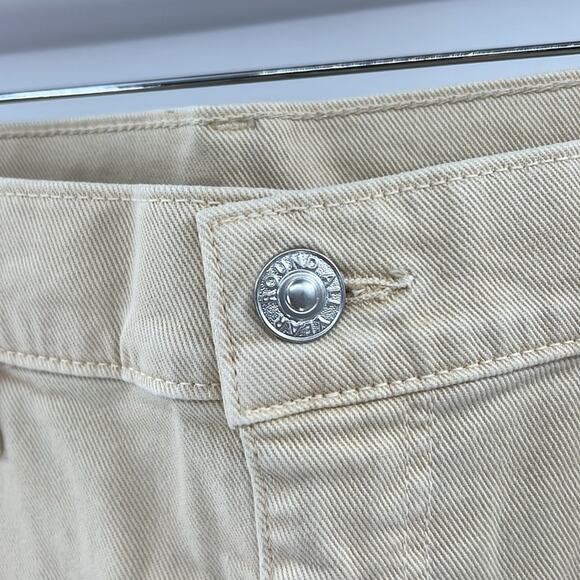 AYR Women's The Beat Drop Barrel Jeans - Straw Hat - 34 - New with tags - Picture 4 of 9